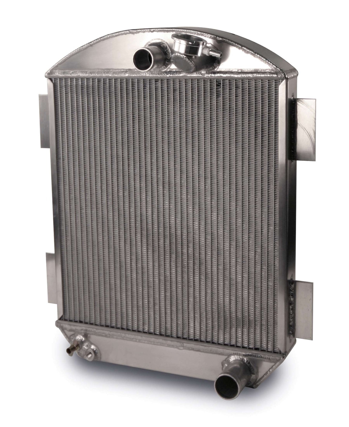 Universal Street Rod Aluminum Radiator and Shroud - Chevy Engine