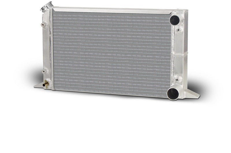 Aluminum Radiator Scirocco Right Hand Double Pass 1-1/2 Inlet 1-3/4 Outlet