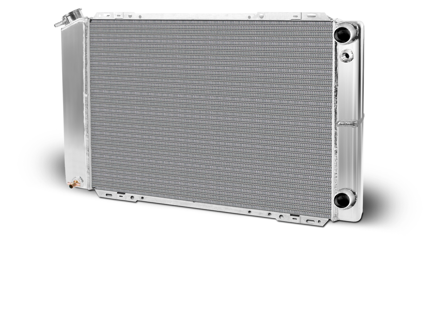 Aluminum Radiator Mustang Drag Double Pass Chevy LSX