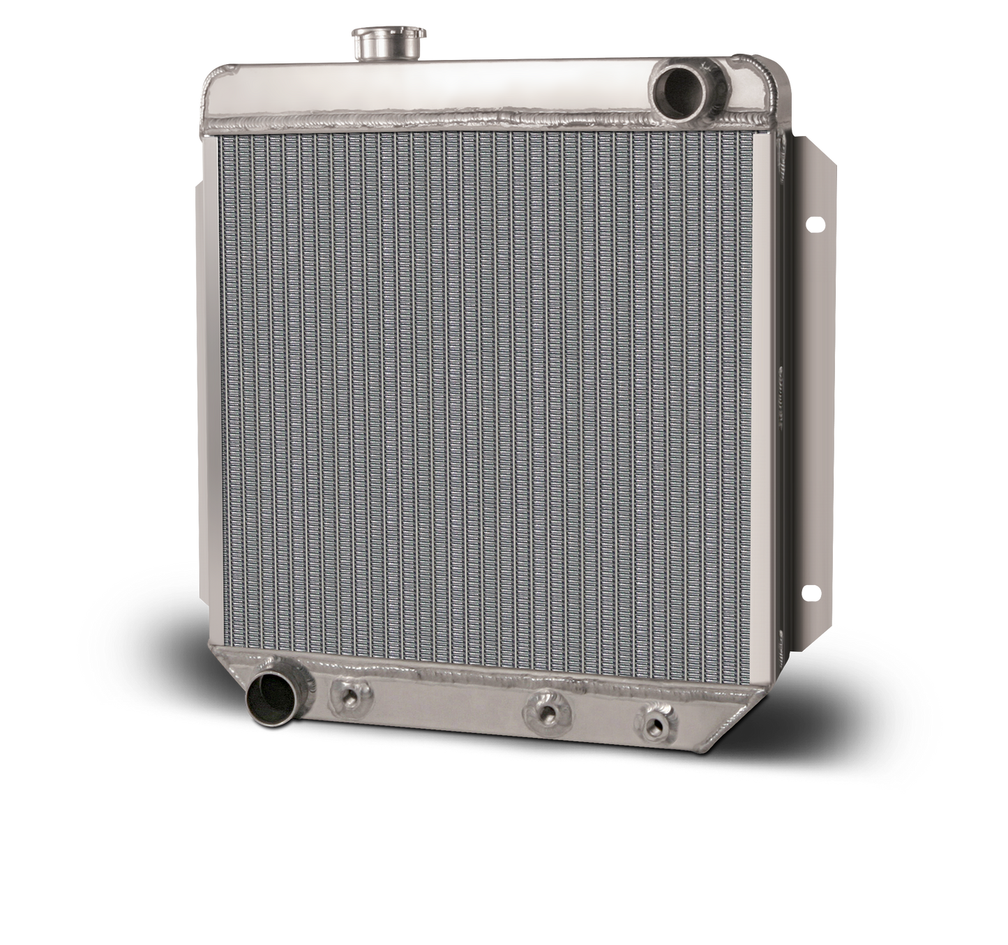 1964.5-66 Mustang Aluminum Radiator and Shroud - Driver Side