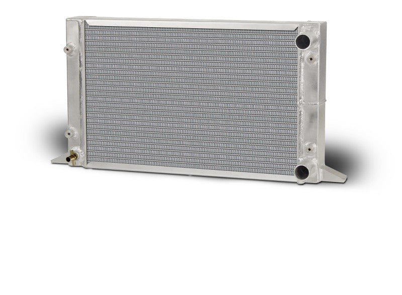 Lightweight Single Row Scirocco Radiator-RH Double Pass w/ no filler 1.50" in / 1.75" Outlet