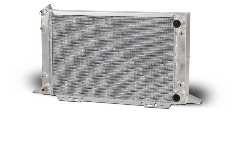 Aluminum Radiator Scirocco Right Hand Double Pass 1-1/4 Inlet 1-1/4 Outlet