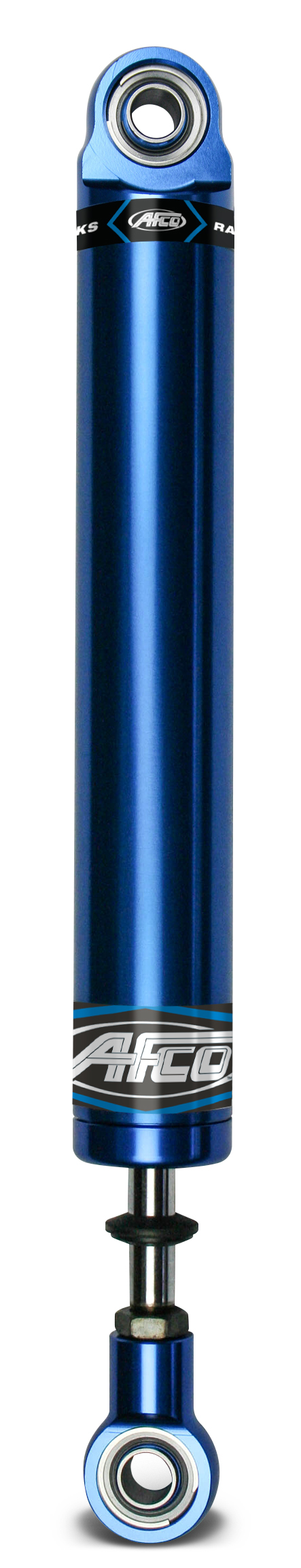 Aluminum Shock Twin Tube 16 Series Small Body 6 Inch Comp 2Reb 2-5 Smooth