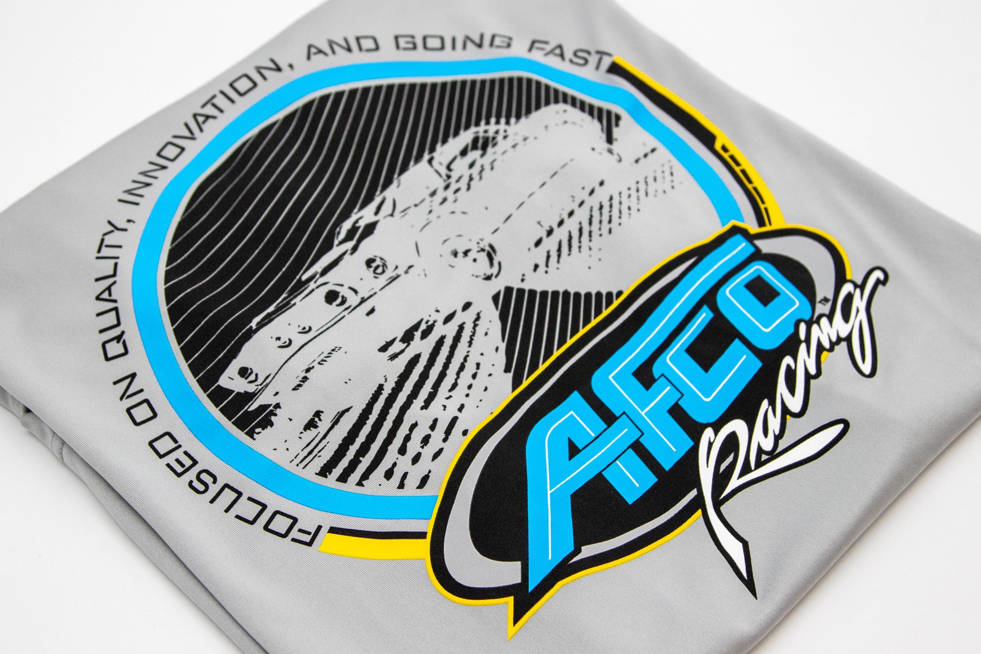 AFCO Moisture-Wicking T-Shirt - Silver, Size XXXL