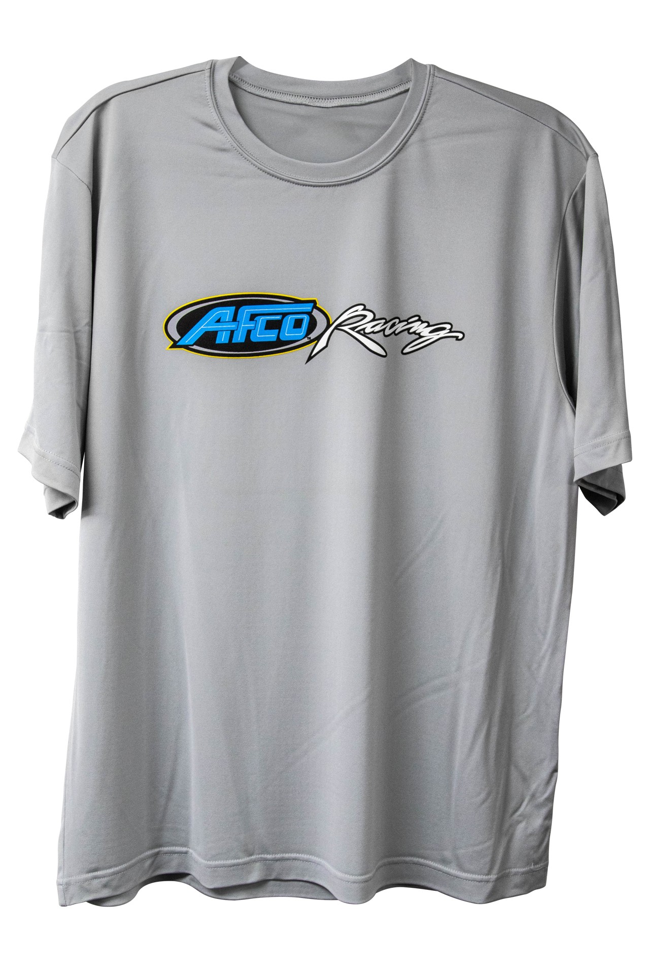 AFCO Moisture-Wicking T-Shirt - Silver, Size XXXL