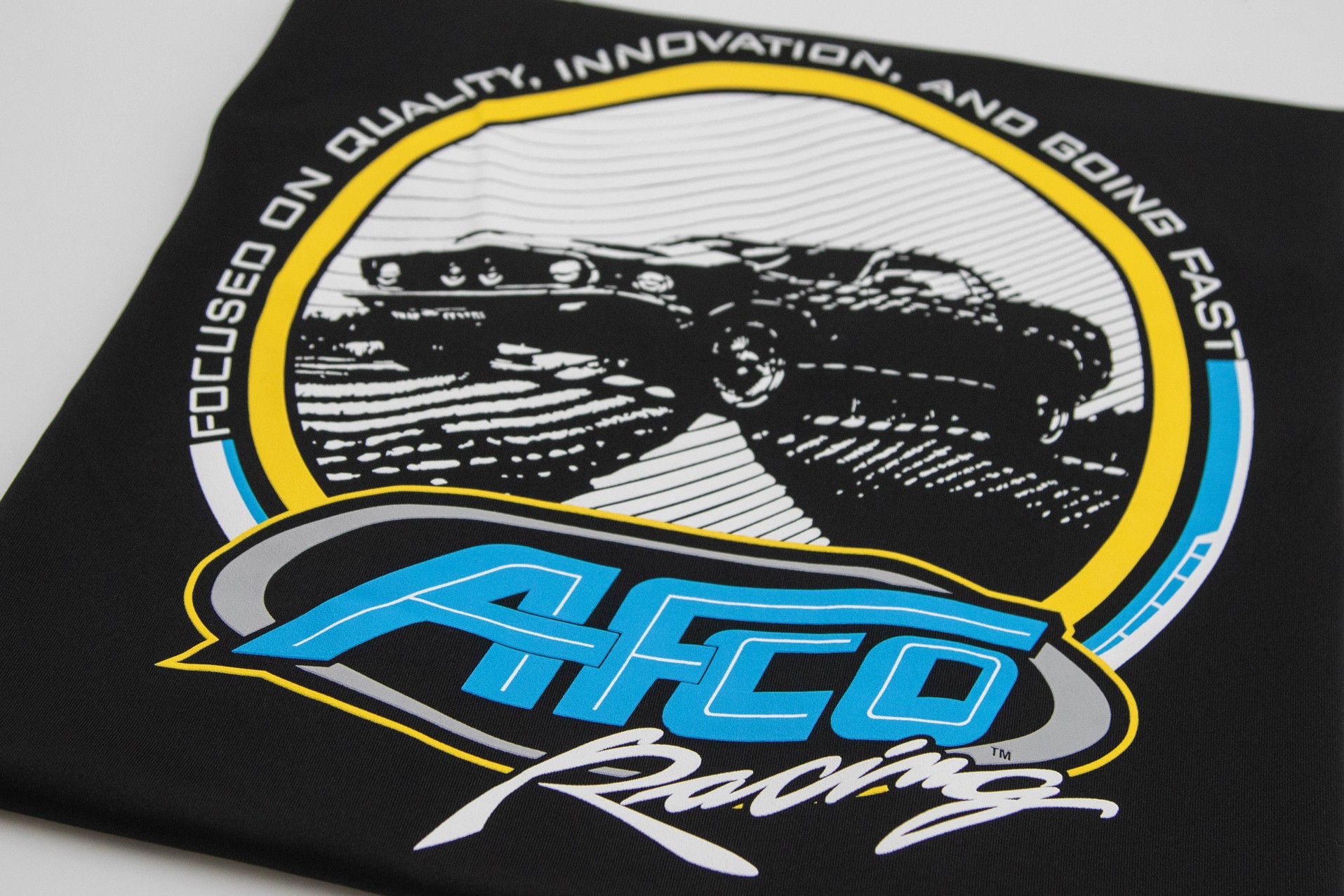 AFCO Moisture-Wicking T-Shirt - Black, Size Medium