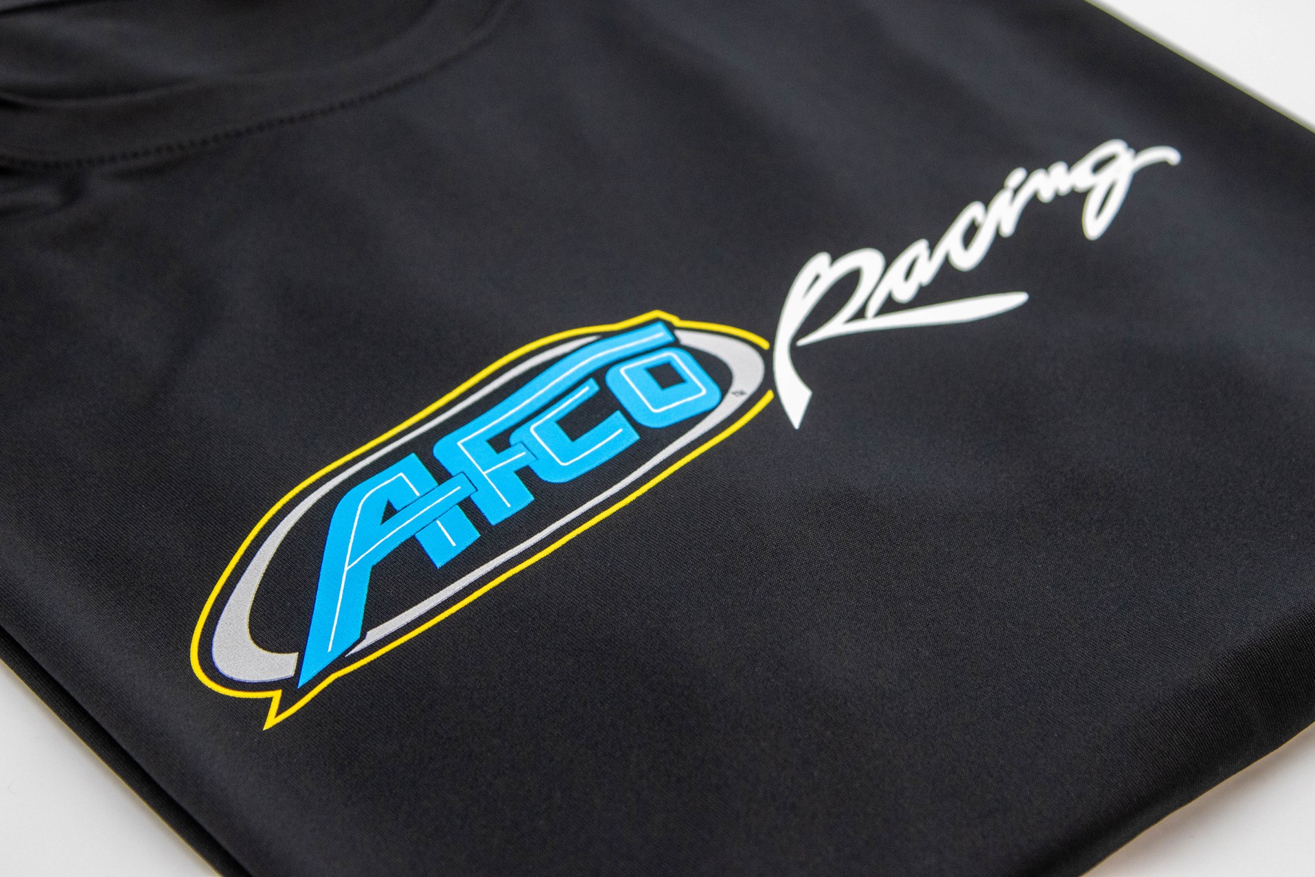 AFCO Moisture-Wicking T-Shirt - Black, Size Medium