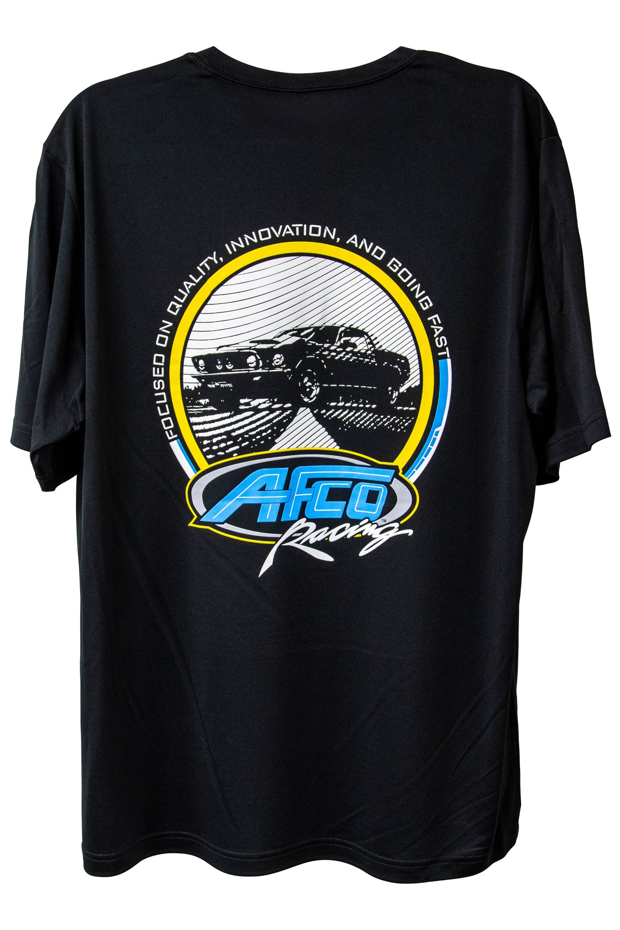AFCO Moisture-Wicking T-Shirt - Black, Size Medium