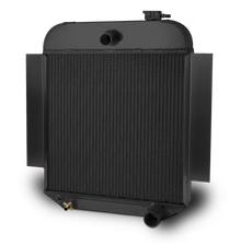 1942-48 Chevy Car Aluminum Black  Radiator - Chevy Engine
