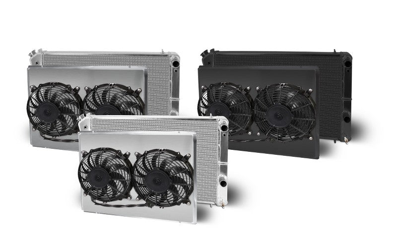 1970-81 Camaro Lsx Double Pass Crossflow Aluminum Radiator and Shroud