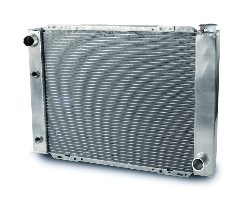 Aluminum Radiator Circle Track 28 Inch Single Pass Chevy With Oil Cooler