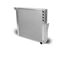 Aluminum Satin Radiator Dzus Mount Double Pass for Sprint Car