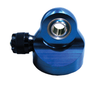 End Cap Assembly.   T2 Adjustable  Aluminum  With 1/2" Bearing  Blue