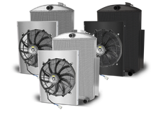 1938-46 GM Truck Aluminum Radiator and Shroud - Chevy Engine