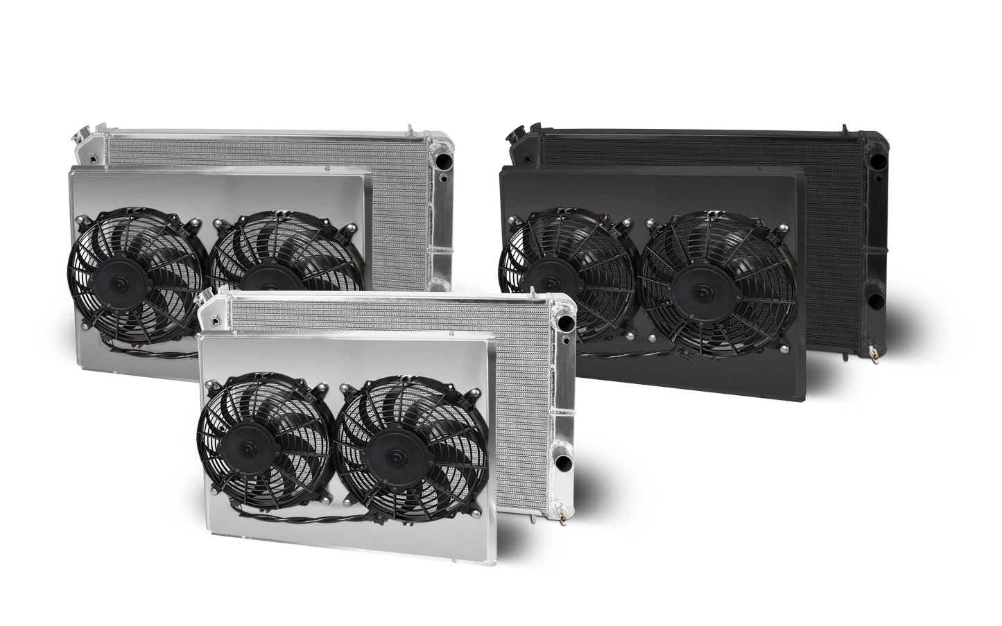 1970-81 Camaro Lsx Double Pass Crossflow Aluminum Radiator and Shroud