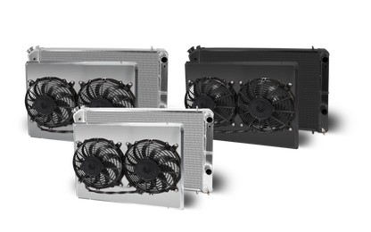 1970-81 Camaro Lsx Double Pass Crossflow Aluminum Radiator and Shroud