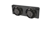 Aluminum Black  Fan And Shroud Kit For 80249N  1999-04 Ford Lightning/F150